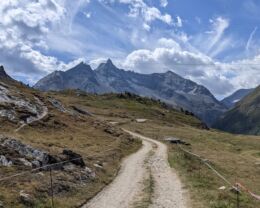 Sur la route du col du Petit Mont Cenis