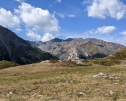 Sur la route du col du Petit Mont Cenis